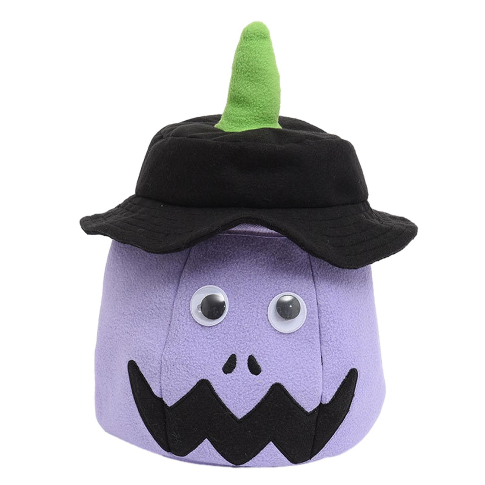 Halloween Bucket for Kids Multipurpose Pumpkin Bucket with Lid Novelty Gifts