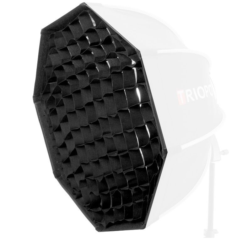 SOFTBOX BÁT GIÁC THAO TÁC NHANH TRIOPO K120 NGÀM BOWEN, GRID TỔ ONG HÀNG CHÍNH HÃNG