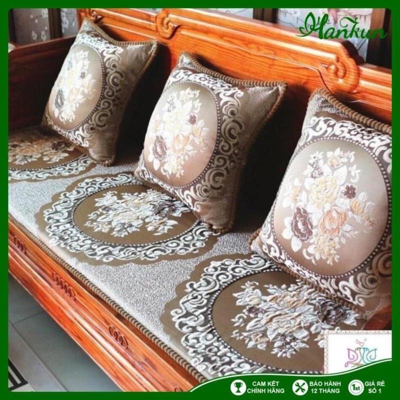 Thảm trải ghế tây âu, đệm ghế gỗ TG01
