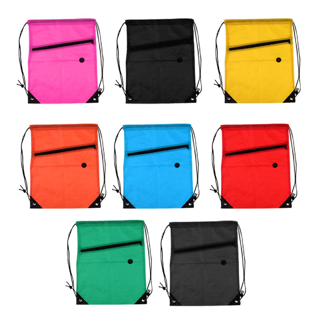 Drawstring Backpack Storage Bag Day Pack Sack for Gym Sport Travel Camping
