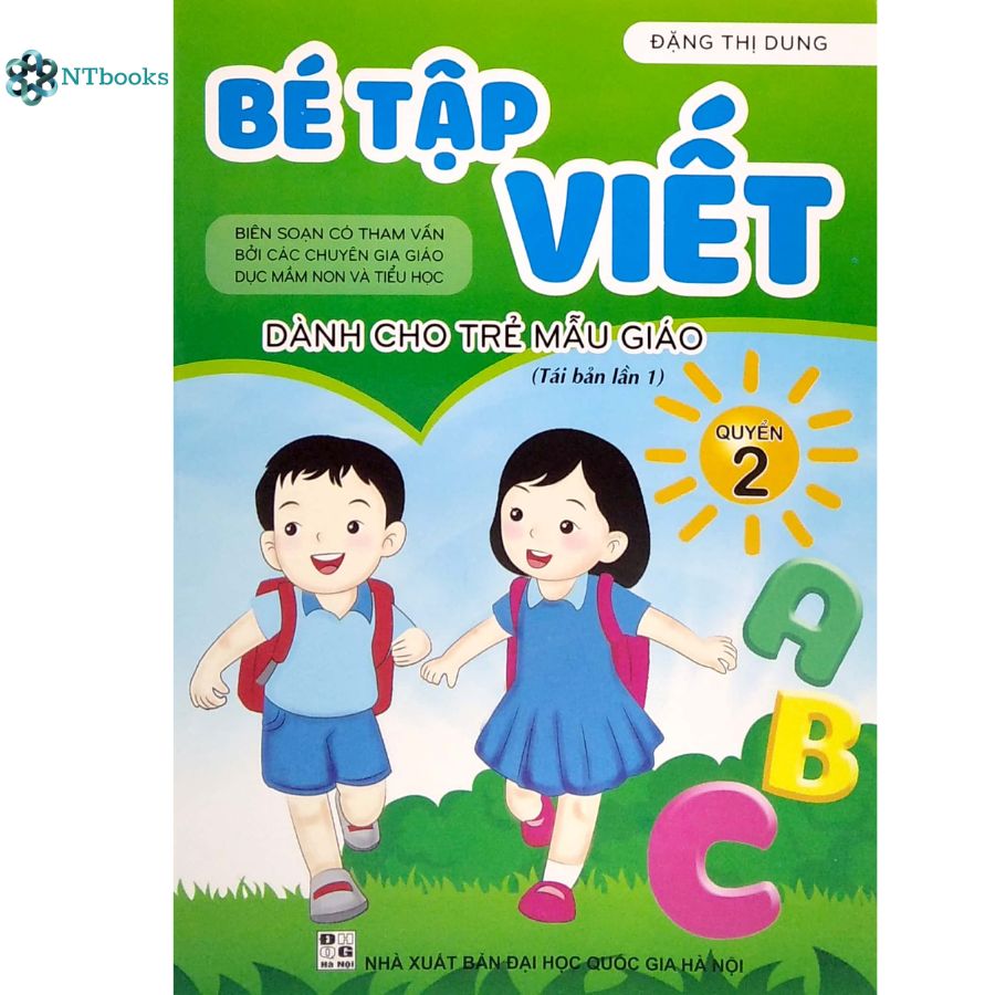 Sách Bé Tập Viết Quyển 2 - Dành Cho Trẻ Mẫu Giáo