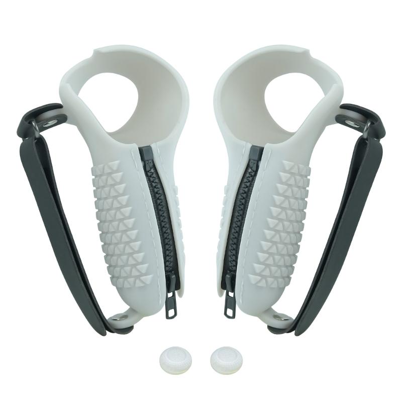 Vỏ bộ điều khiển chống ném Kẹp giữ mũ Rocker cho Túi bảo vệ tay cầm Pico 4 VR Túi đựng bộ điều khiển VR Trọng lượng nhẹ Màu: Trắng