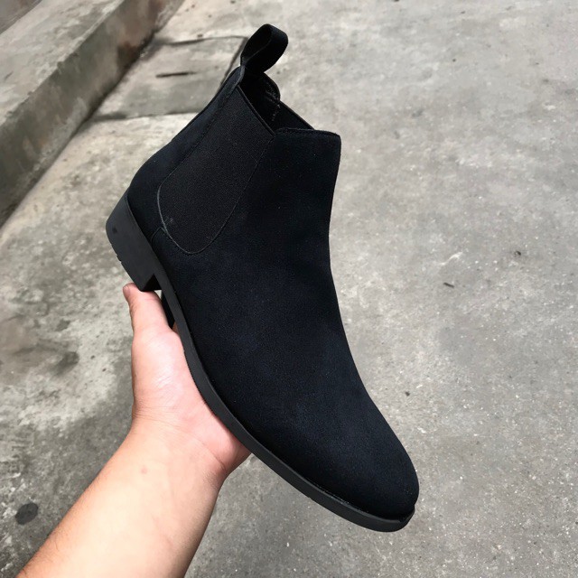 Giày Chelsea Boots Nam Da Lộn Cao Cấp, Thời Trang Phong Cách