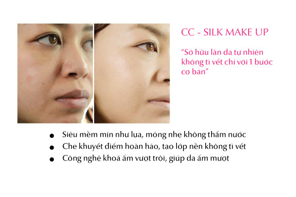 Công dụng vi diệu của kem trang điểm CC make up