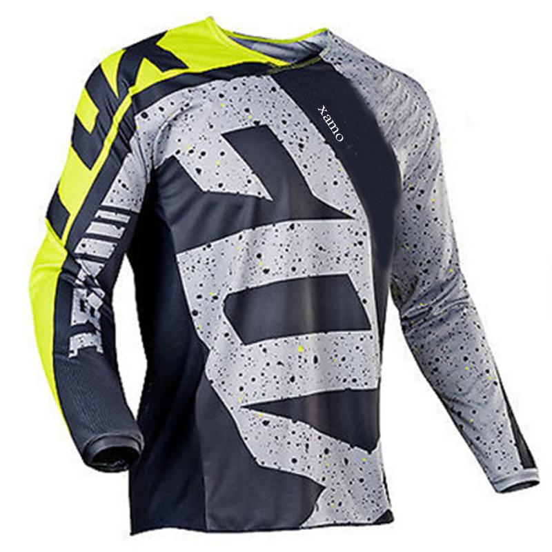 Áo sơ mi xe mô tô MTB Downhill Foxxamo Jersey Enduro Cycling Mountain DH Maillot Ciclismo Hombre Motorcycle Cycling Jersey Color: 7 Size: XXS
