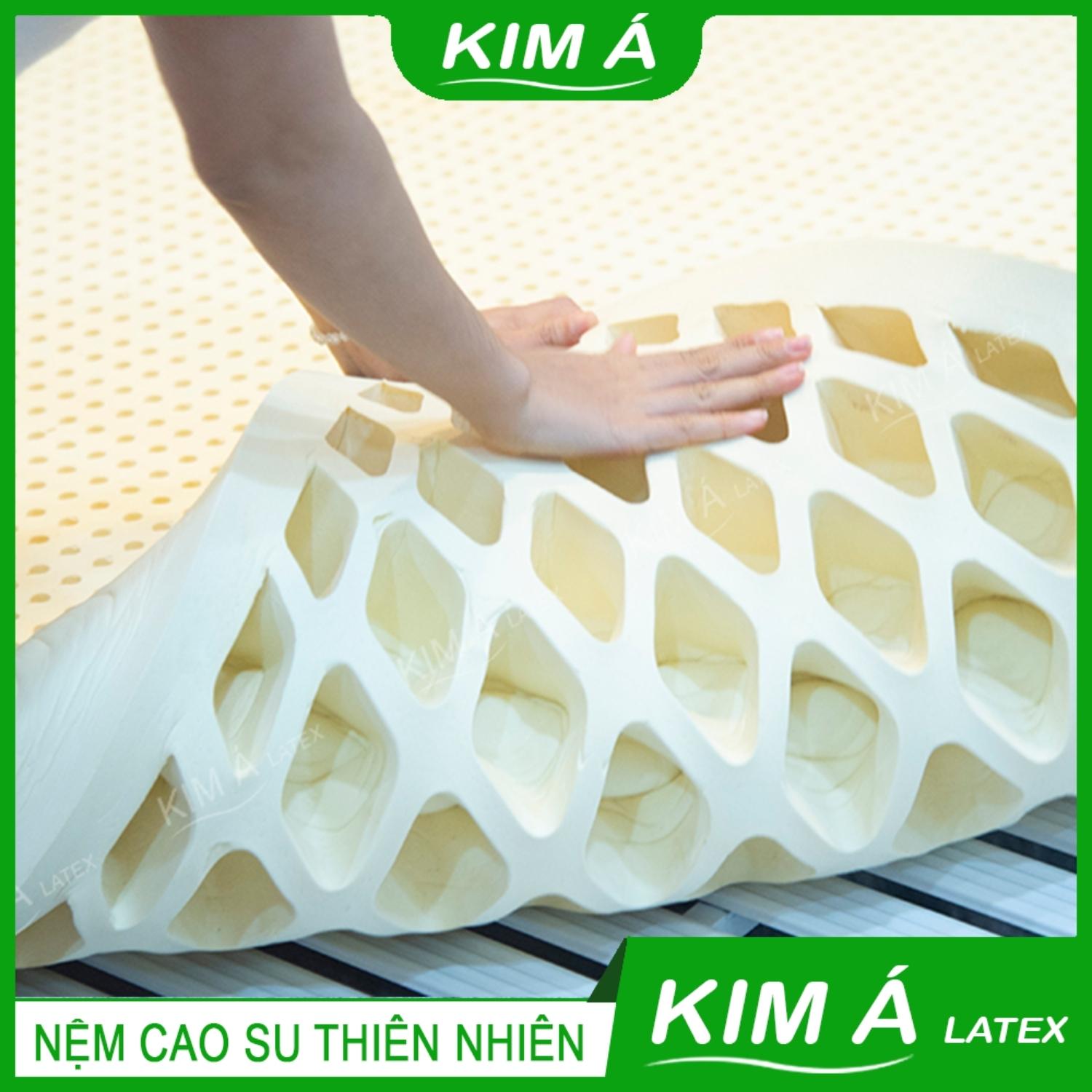 Nệm Cao Su Thiên Nhiên Kim Á Latex 100% Cao Su Thiên Nhiên, Bền Bỉ, Thoáng Mát, Êm Ái, Bảo Hành Chính Hãng