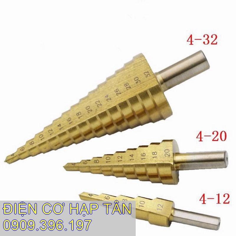 BỘ 3 MŨI KHOAN THÁP THẲNG ,XOẮN CỠ LƠN HSS
