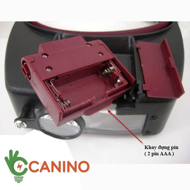 Kính lúp đeo đầu có đèn v1
