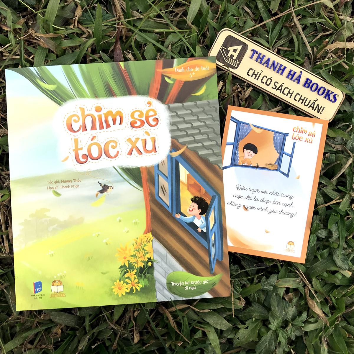 Chim Sẻ tóc xù + Về nhà thôi + Bạn ơi mến thương (Tặng Sticker,Thiệp,Cây thông) - Combo 3 cuốn, lẻ tùy chọn (Truyện đọc cho bé 1-6 tuổi) - Thanh Hà Books