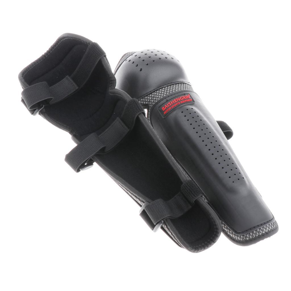 2x Motorcycle Knee Adult Shin Bike Protector Guard Pad Gear