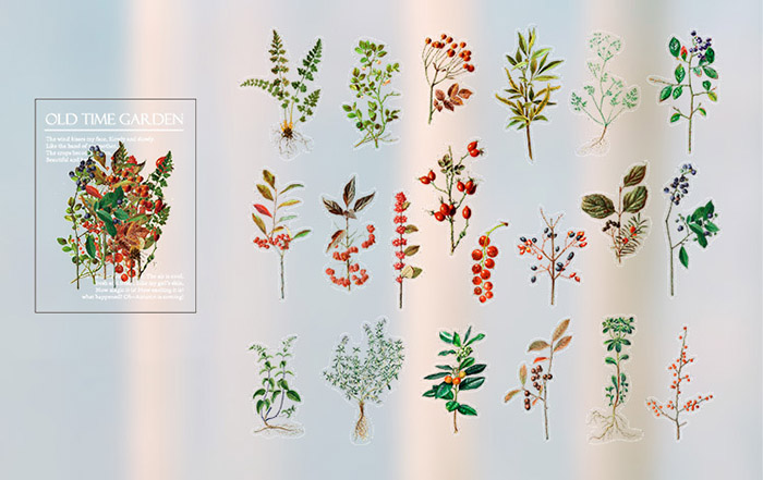 Quà tặng LuvGift set trang trí sổ Bullet Journal Natural Luv99