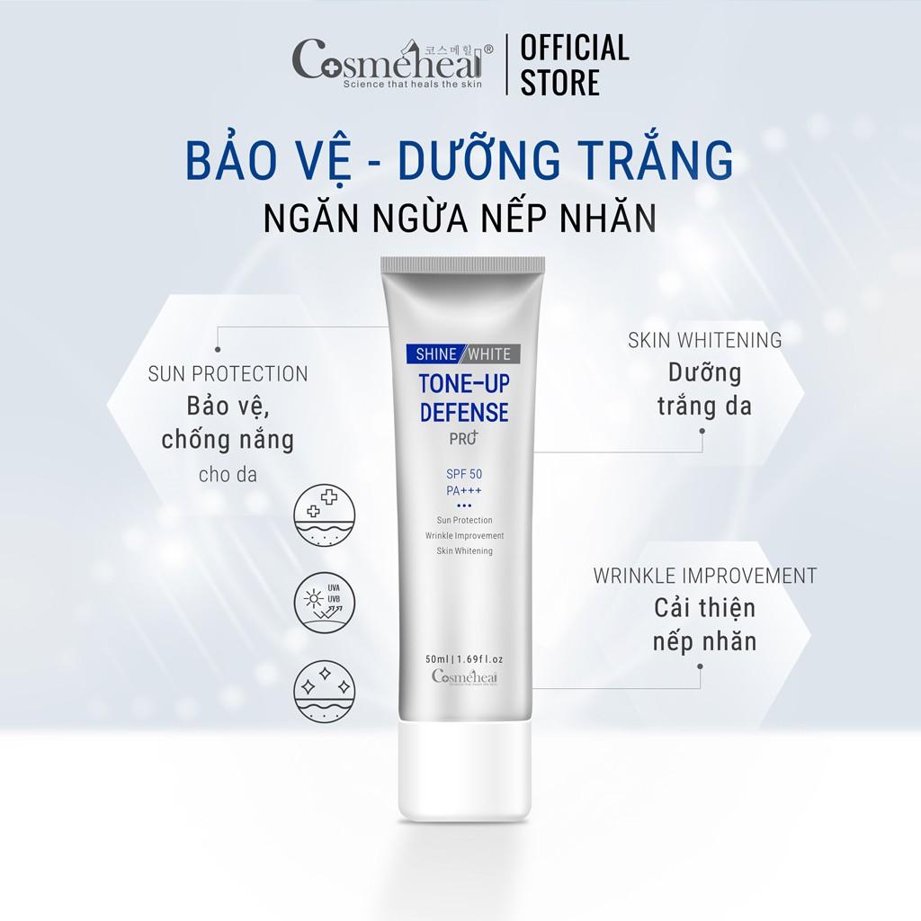 Kem Chống Nắng COSMEHEAL Shine White Tone Up Defense Pro+ (50ml)