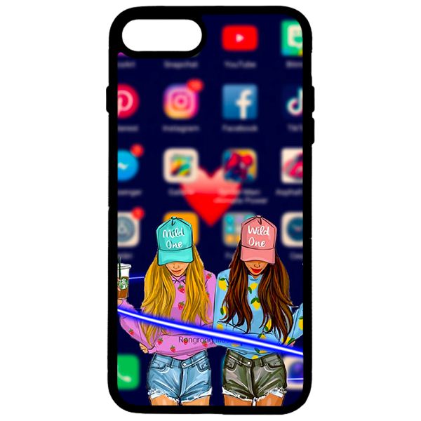 Ốp lưng cho iPhone 7 Plus mẫu GIRL 7 - Hàng chính hãng