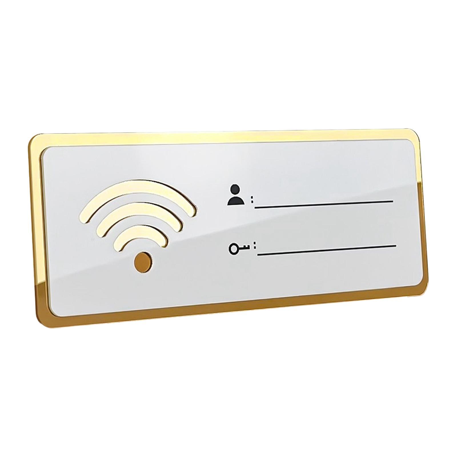 WiFi password sign 8cm×20cm