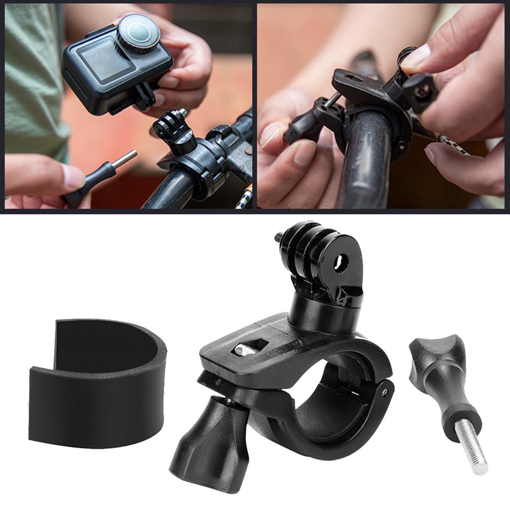 Motorcycle Bike Handlebar Mount Camera Holder Clip For DJI Osmo Action