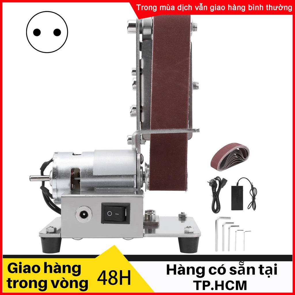 Máy Mài Dây Đai Nhám Đa Năng 775, Máy Mài Đai Điện mini, Đánh bóng 110‑240V