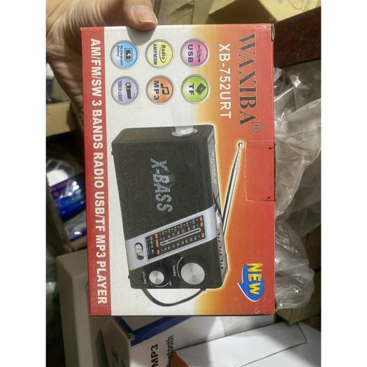 Radio WAXIBA XB-752 Chạy USB , Thẻ Nhớ , Kiêm Đèn Pin . Bắt Sóng Cực Tốt , Loa To , NGƯỜI GIÀ Dễ Sử Dụng Hàng Chính Hãng