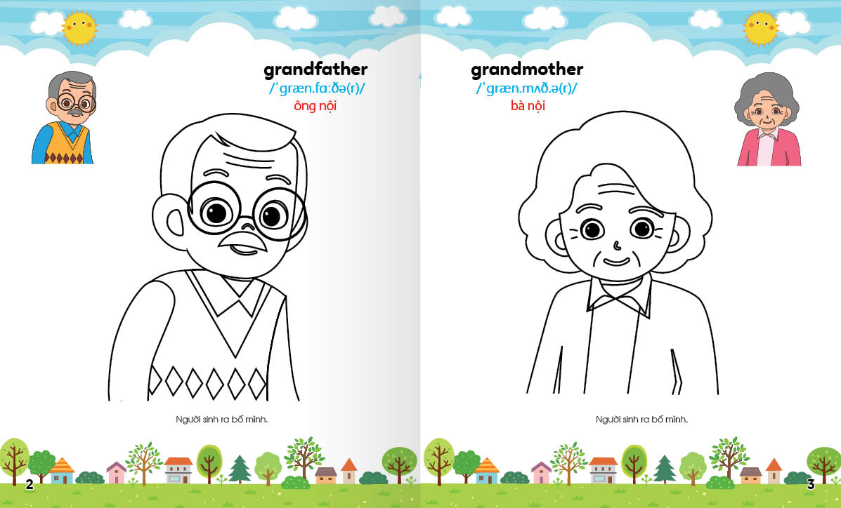 Sách - Colouring 365 ngày Tô màu - KHÁM PHÁ THẾ GIỚI PHÁT TRIỂN TRÍ TUỆ - Gia đình, Nghề nghiệp, Thể thao.
