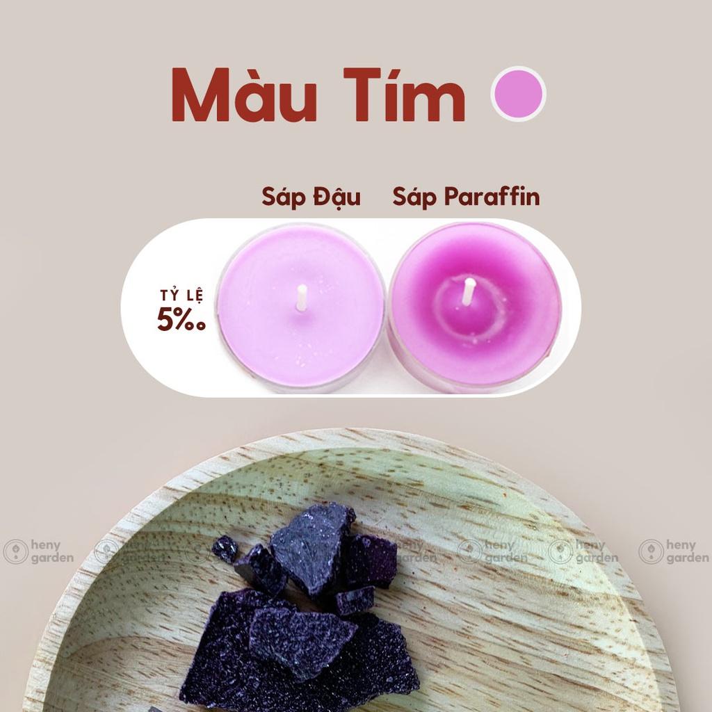 Màu Làm Nến Lên Màu Chuẩn Nguyên Liệu Dùng Làm Nến Thơm Trang Trí Heny Garden - Tím Purple