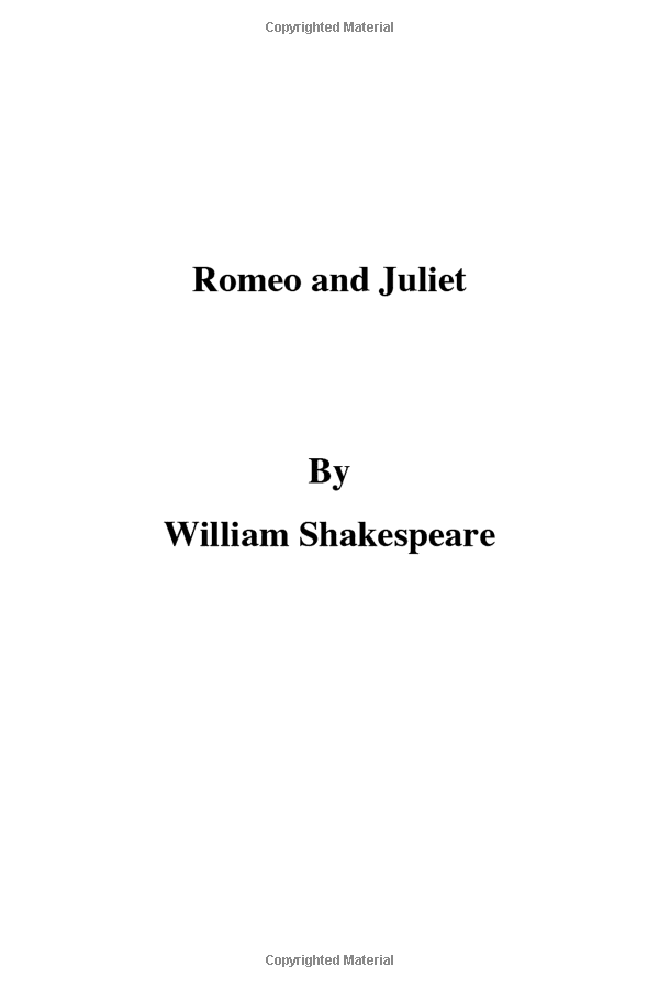 Sách Romeo And Juliet