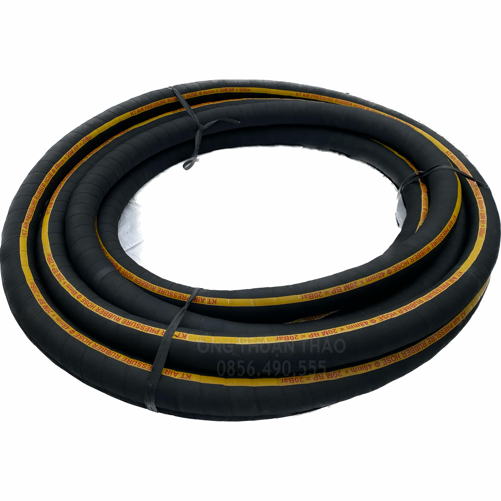 Ống Ống Cao Su Bố Vải Phi 48mm 10Bar cuộn 20mét - Hàng Nhập Khẩu - Ống Thuận Thảo