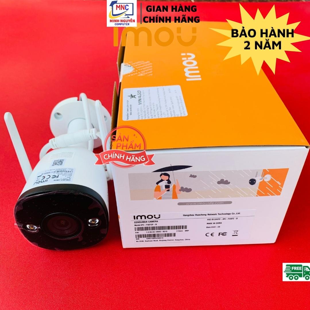 Camera Wifi ngoài trời Imou Bullet 2 IPC-F42FEP-D 4MP 2K, (Có Màu Ban Đêm) - Hàng Chính Hãng