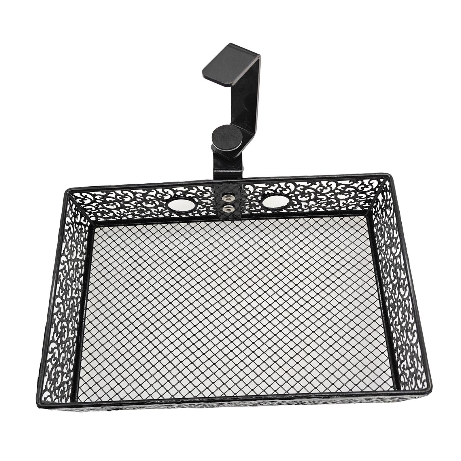 Under Desk Storage Organizer Swivel Metal Clamp Mount Stationary Holder