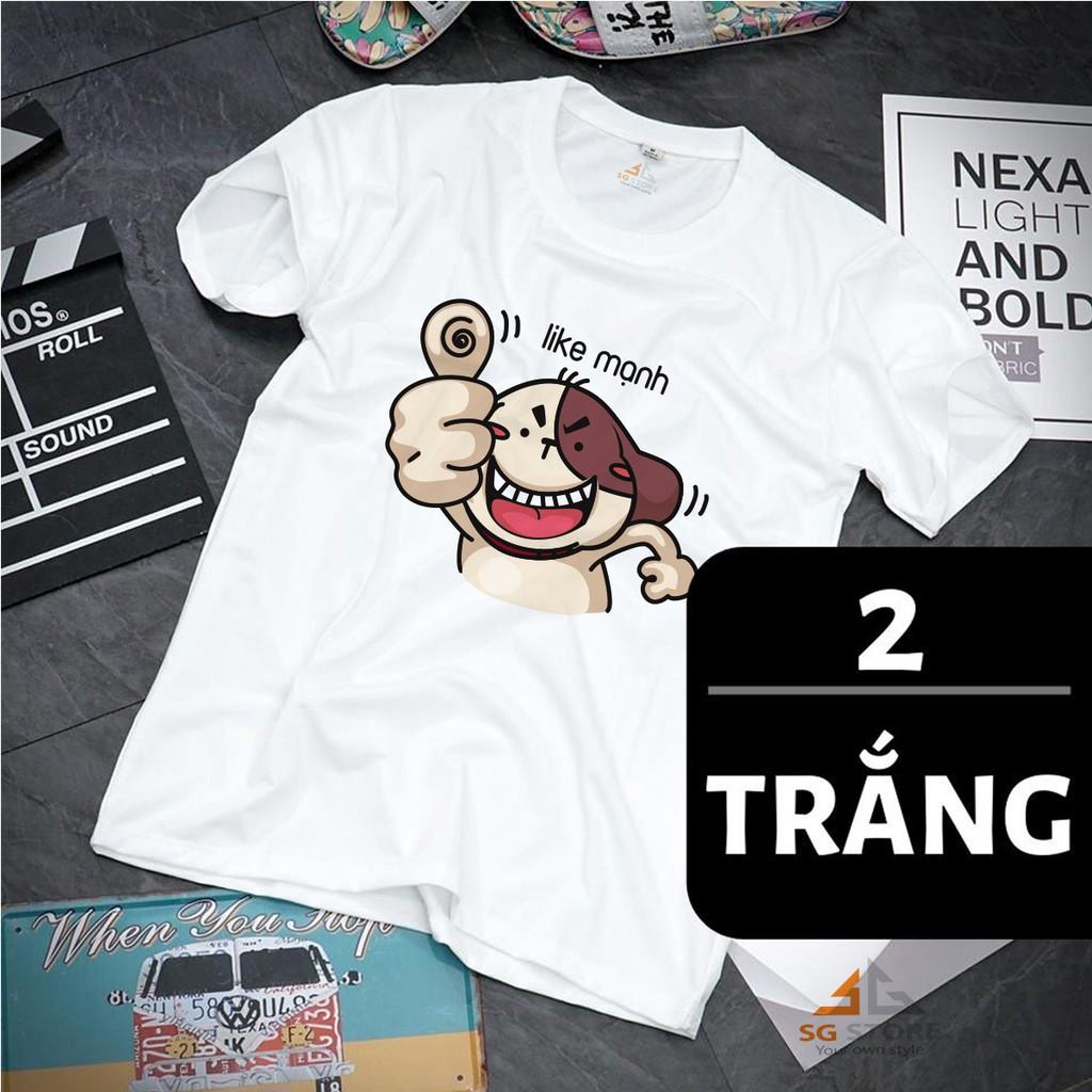 ÁO THUN IN ICON DỄ THƯƠNG - NHIỀU MÀU