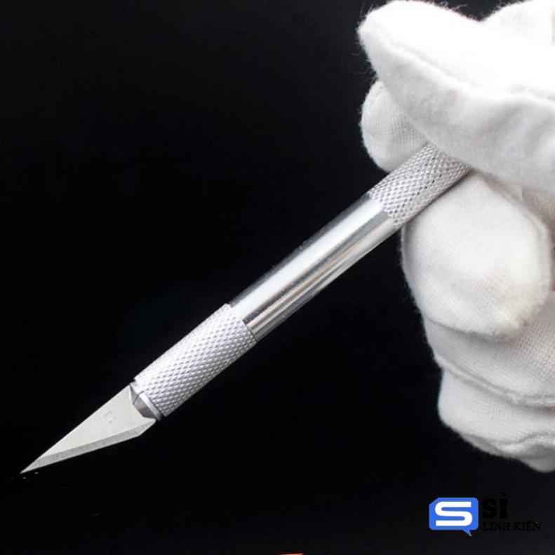 Bộ Dao Khắc Đa Năng, chạm trổ Gỗ thẩm mỹ Cán Nhôm Dài 14cm