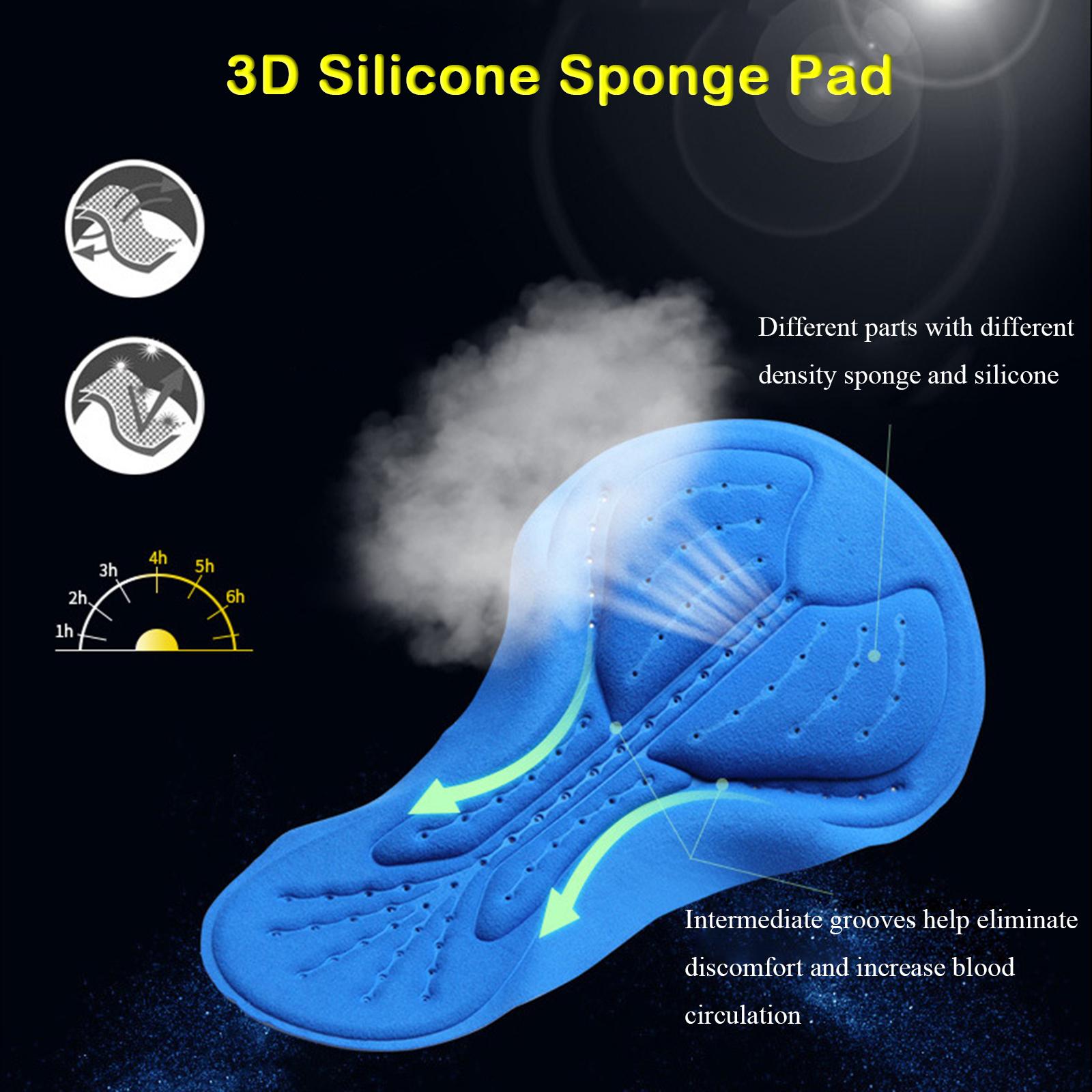 Quần Yếm 3D Đệm Mông Đi Xe Đạp Có Lỗ Thông Hơi Thoáng Khí