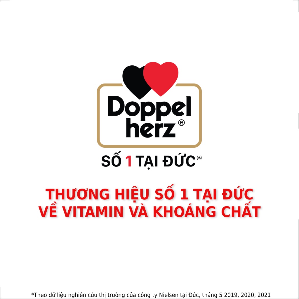 Viên uống chống rụng tóc và kích thích mọc tóc Doppelherz Aktiv Hair Plus (Hộp 30 viên)