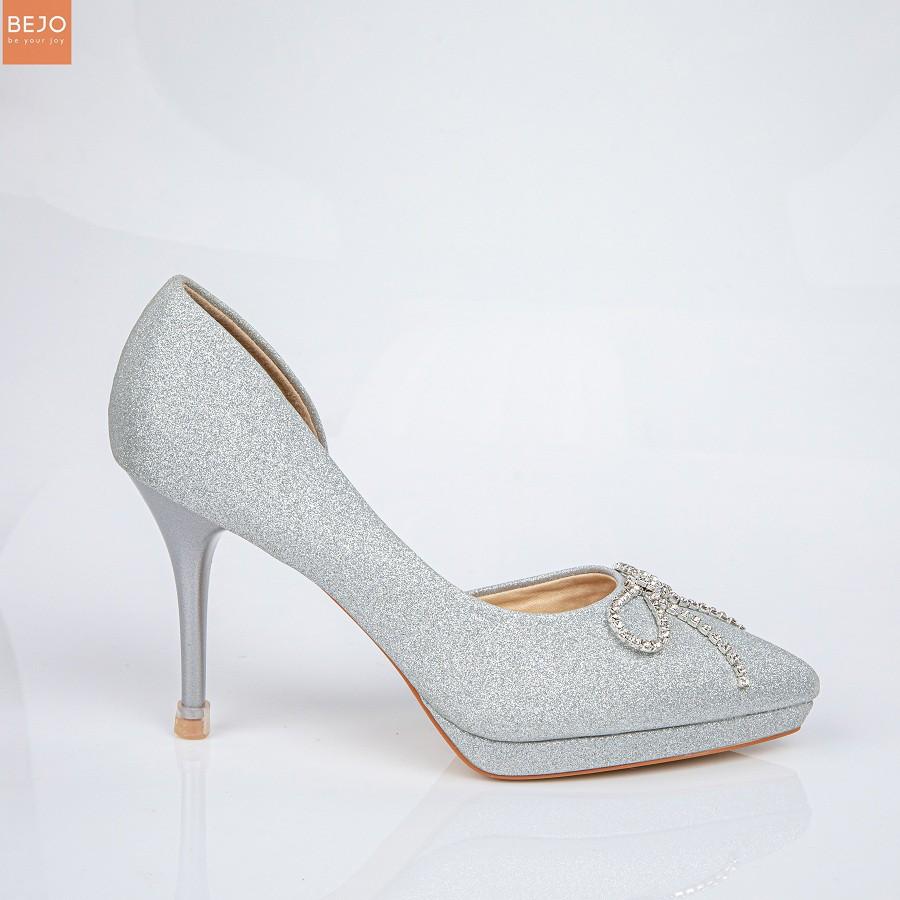 GIÀY CƯỚI - GIÀY CÔ DÂU BEJO H95 NƠ ĐÁ - WEDDING SHOES