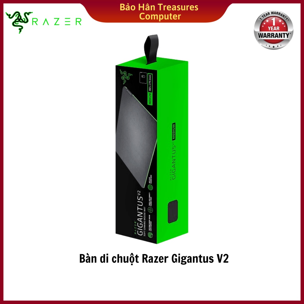 Tấm lót chuột Razer Gigantus V2 - Soft Mat-Large_RZ02-03330300-R3M1- HÀNG CHÍNH HÃNG