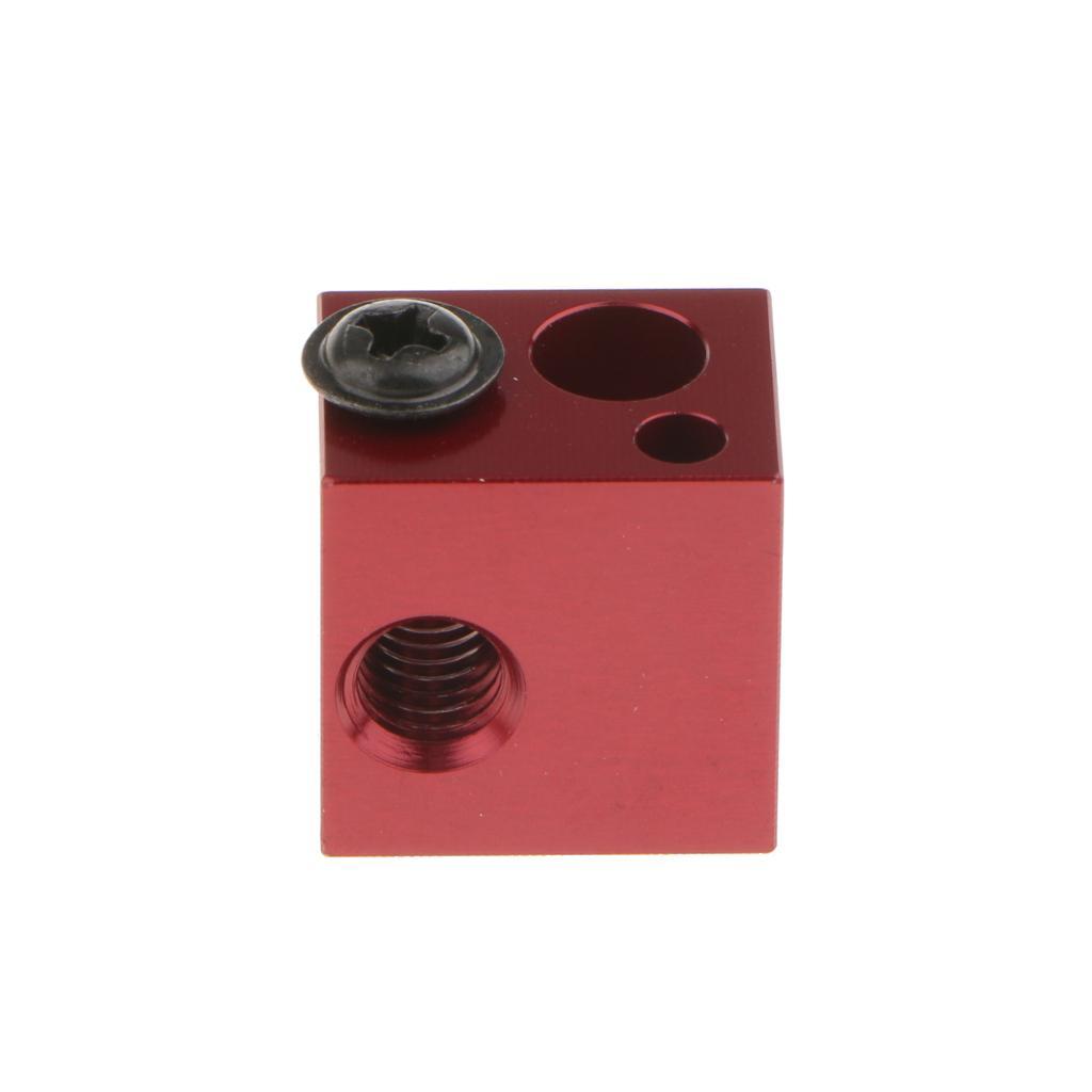 Aluminum-Alloy Heater Hot end Heat Heating Block for M6 3D Printer Extruder
