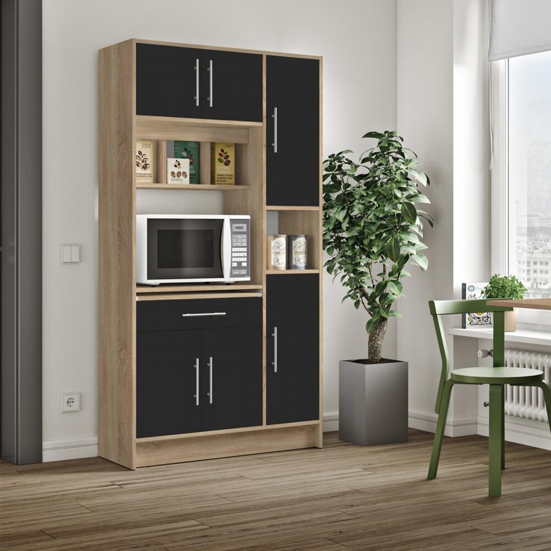 Tủ phòng ăn bằng gỗ nhỏ gọn cho gia đình SMLIFE Damon