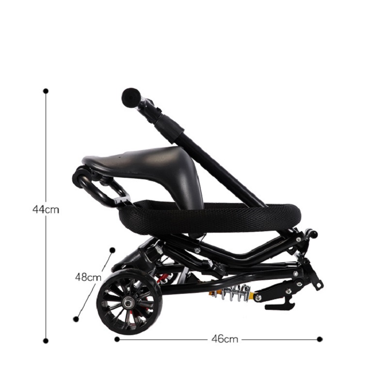 New Beginning - baby foldable magic stroller ultra lightweight 4 wheels scooter for kids children tricycle bicycle - BLC602