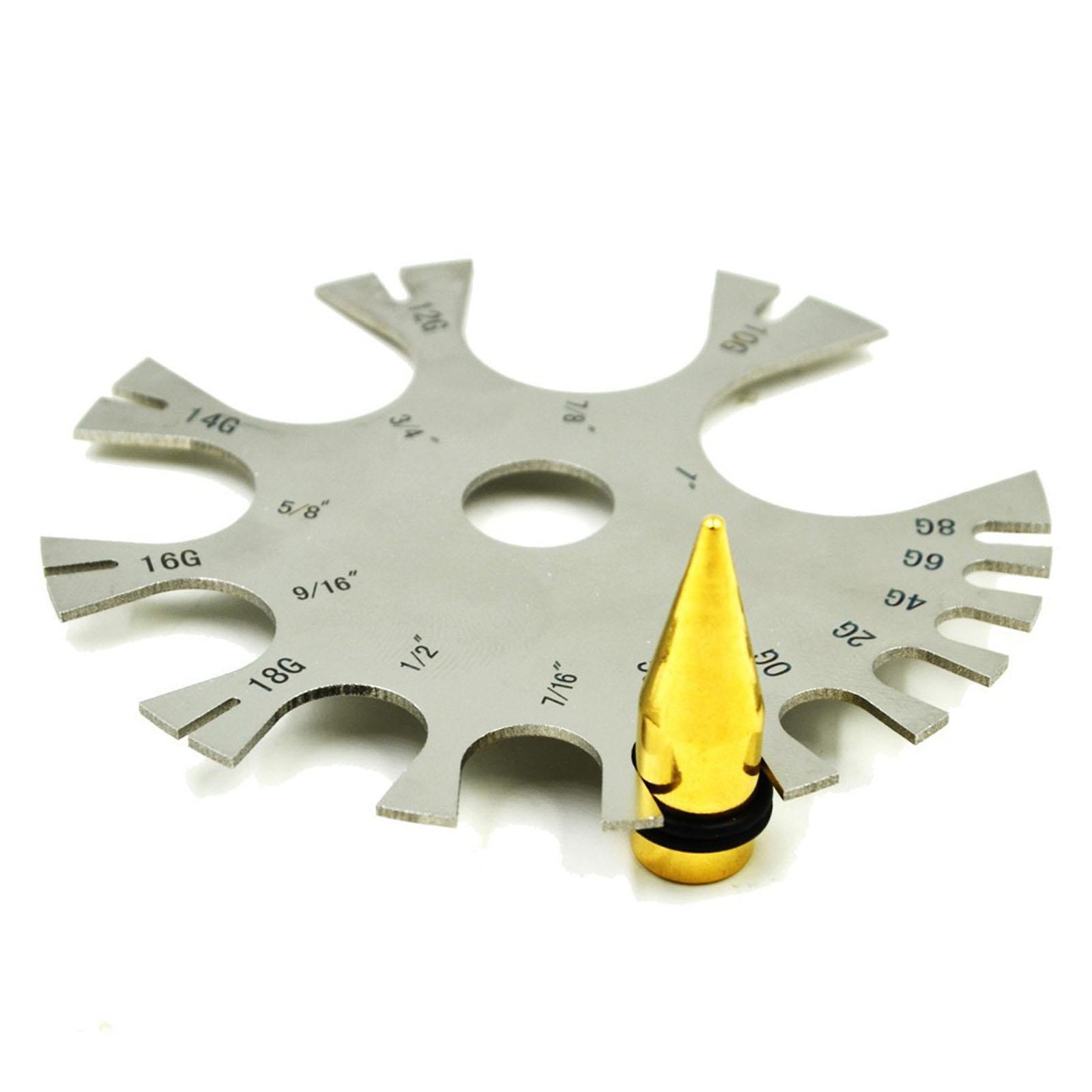 Body Jewelry Piercings Profession Measure Tool for Ear Barbell