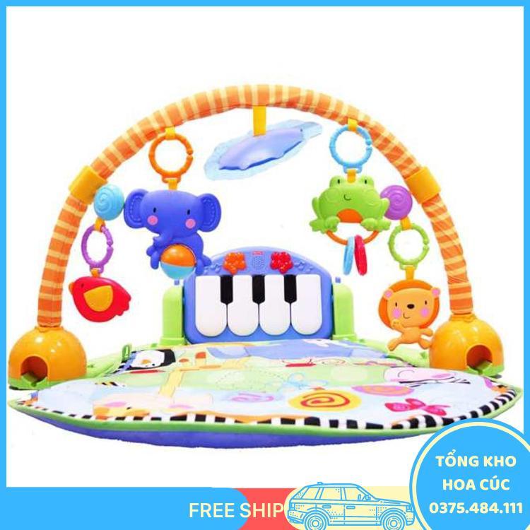 Bộ Thảm Nằm Chơi Có Nhạc Kèm Đồ Chơi Và Piano Cho Bé Sơ Sinh - Vận Chuyển Miễn Phí Toàn Quốc