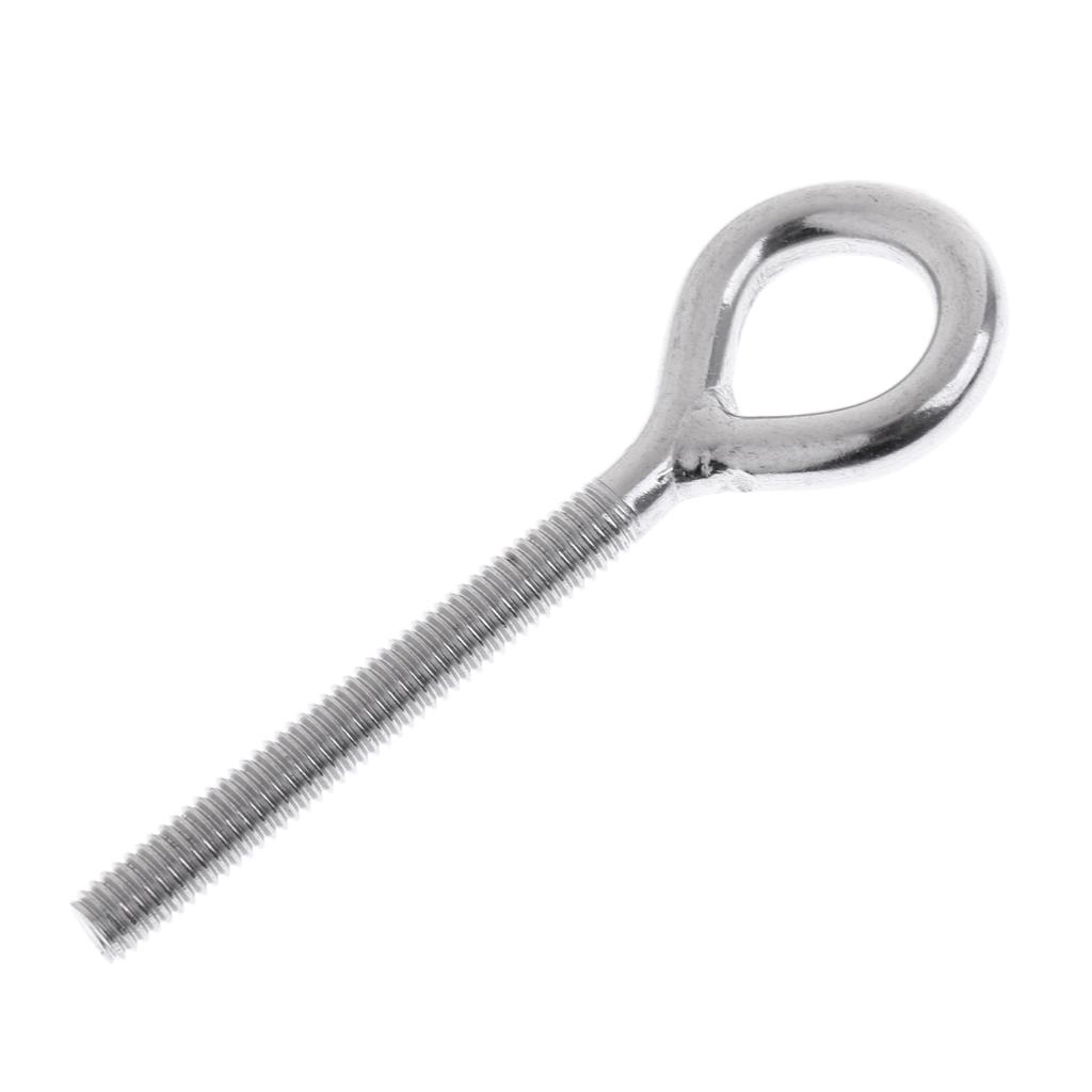 Stainless Steel Eye Bolts Welded Eye Long Thread Eye M5, M6