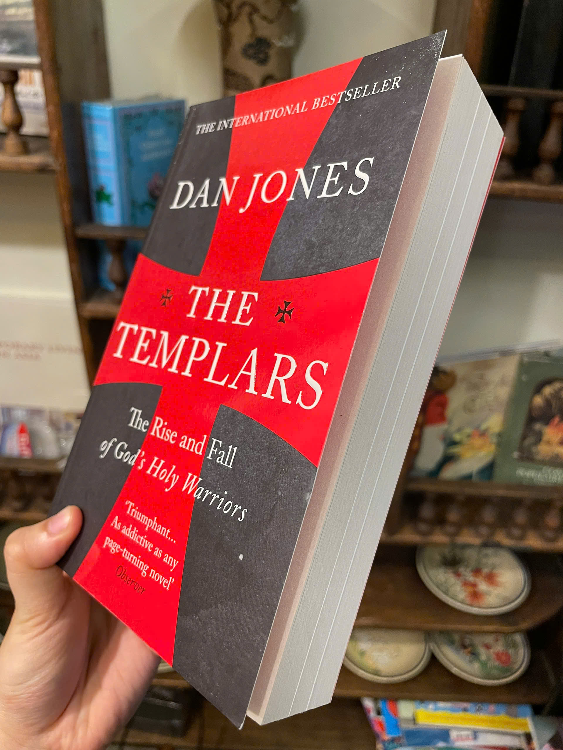 Sách - The Templars: The Rise &amp; Fall of God's Holy Warriors (International Bestseller) by Dan Jones