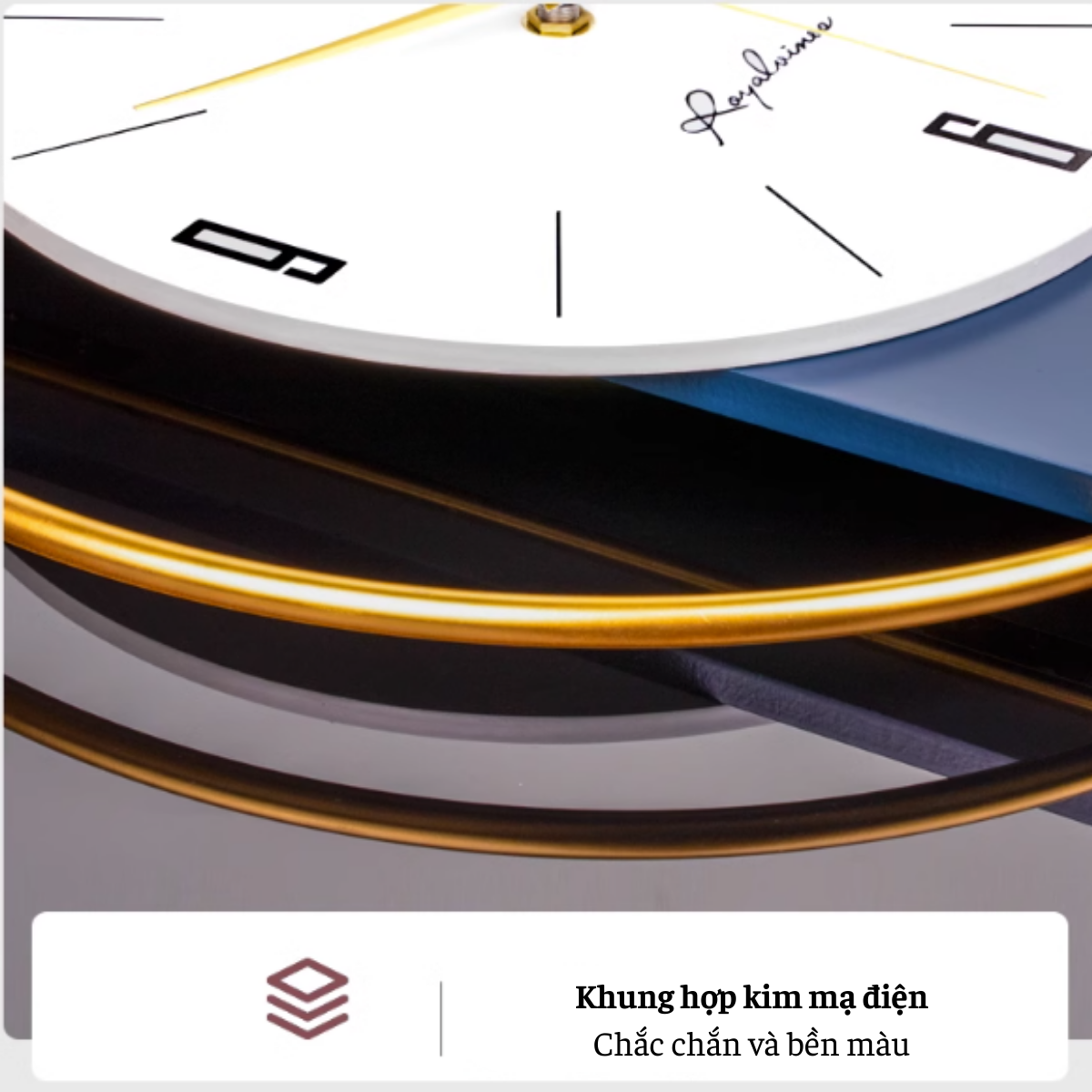 Đồng hồ treo tường hiện đại - Đồng hồ treo tường cao cấp sang trọng - Mã DH14