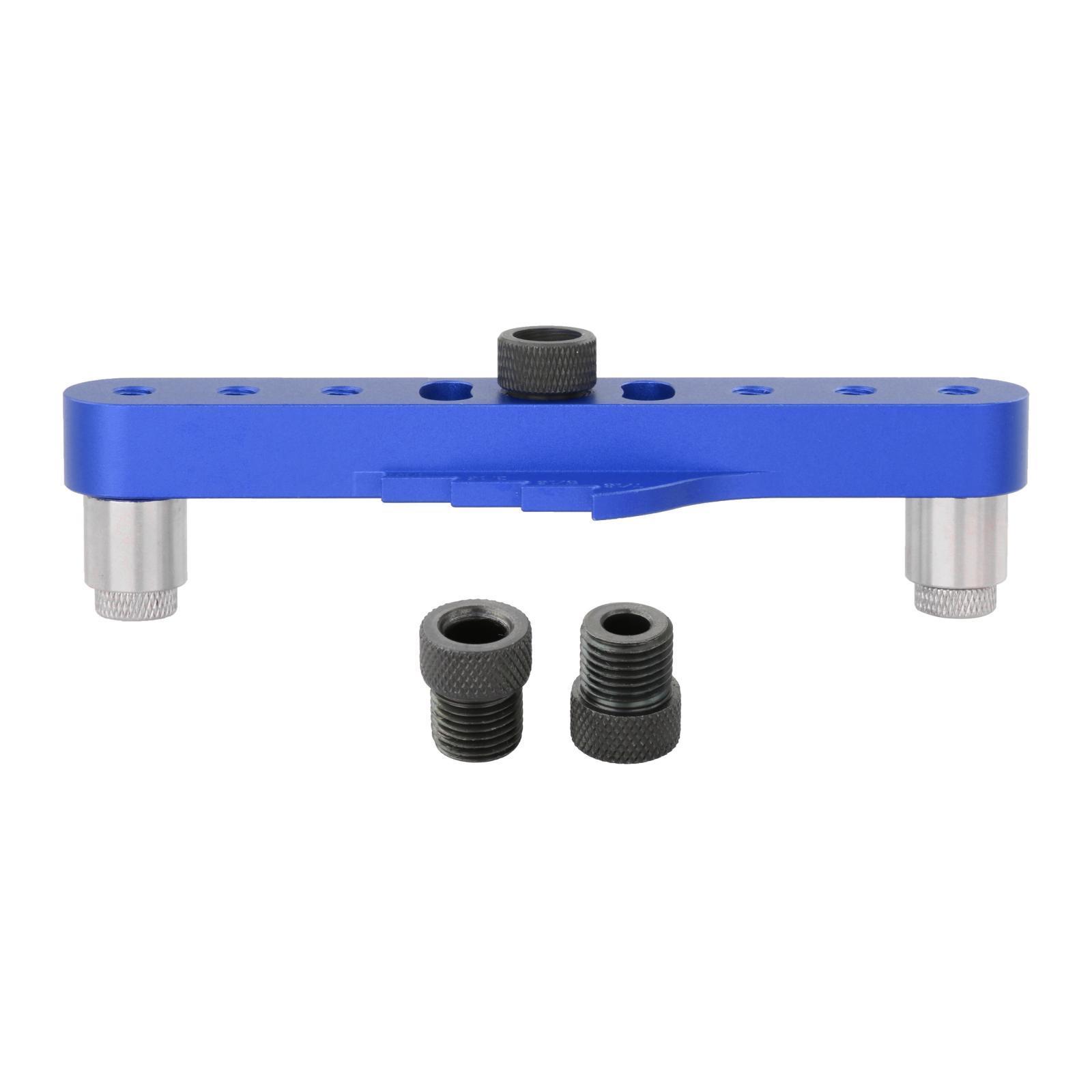 Aluminum Alloy Woodworking Hole Jig Kit Hole Locator Self Centering Drill Guide Hole Puncher for Woodworking Carpentry Tool