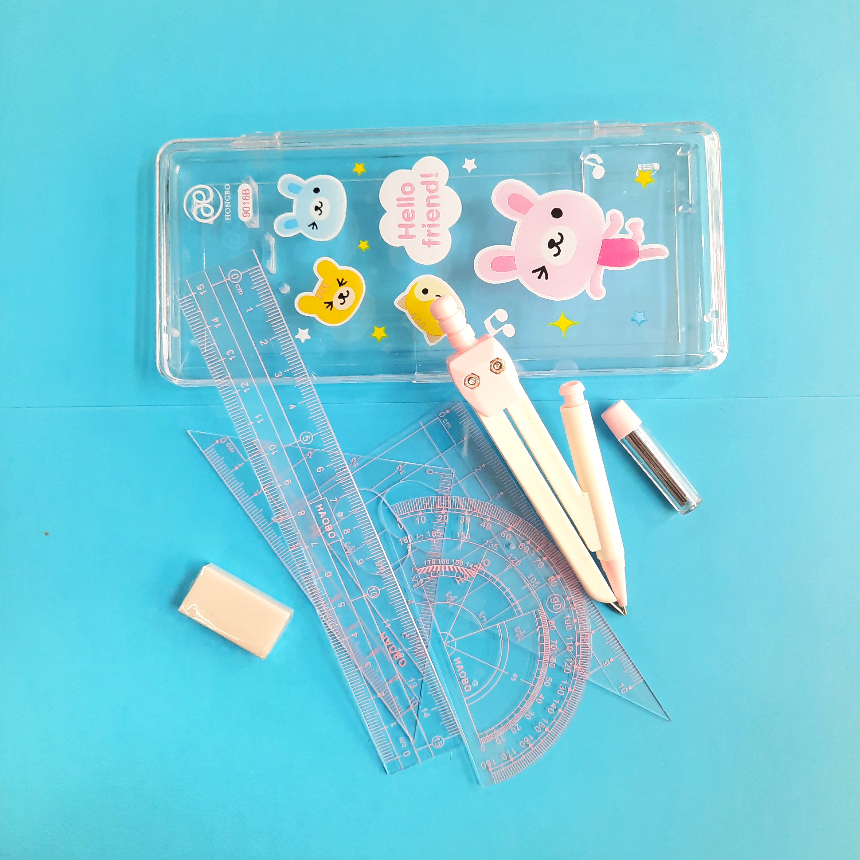 Bộ compa eke,thước kẻ 9016.