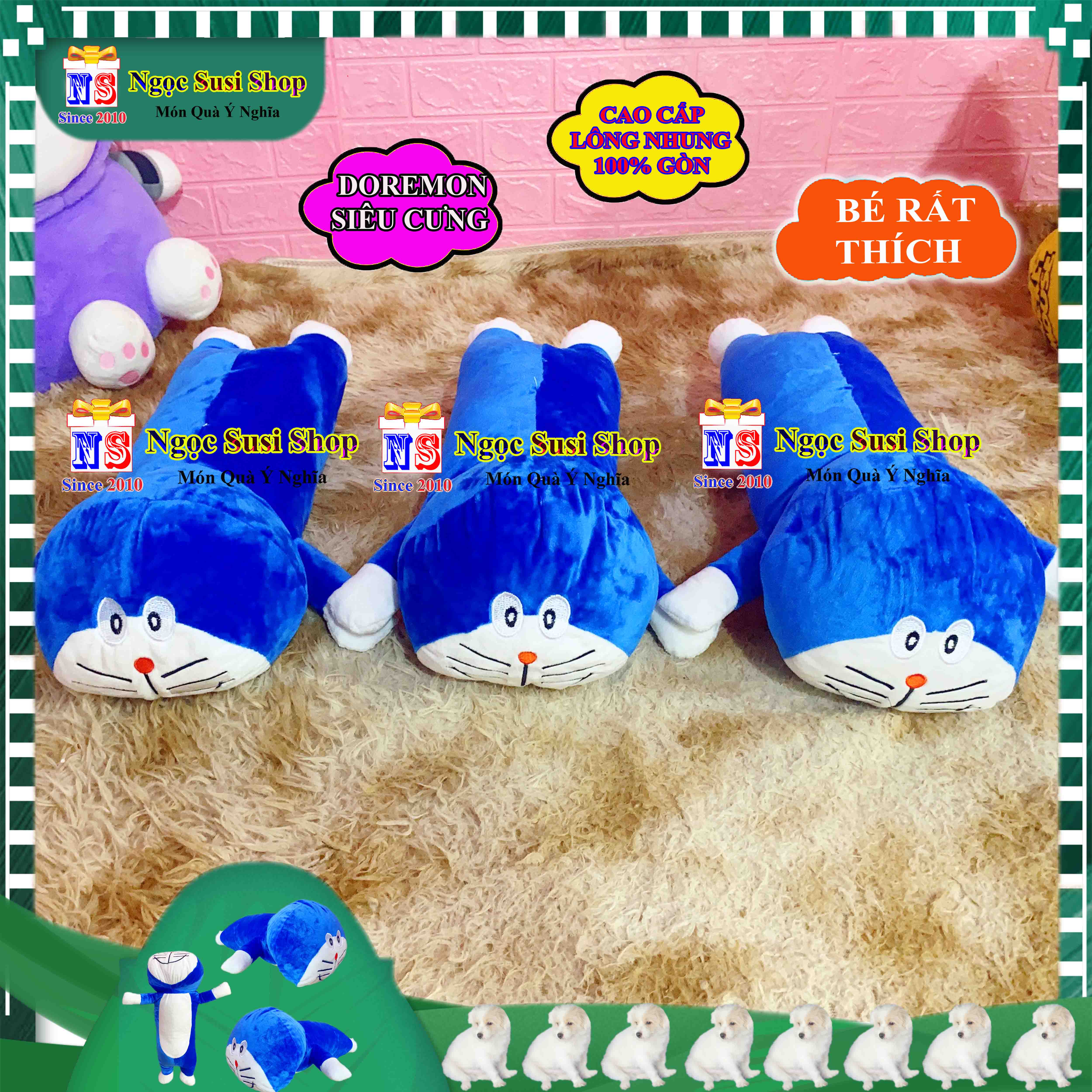 THÚ NHỒI BÔNG DORAEMON DOREMON BÉ RẤT THÍCH ÔM NGỦ - GẤU BÔNG ĐÔRÊMON HÀNG ĐỘC