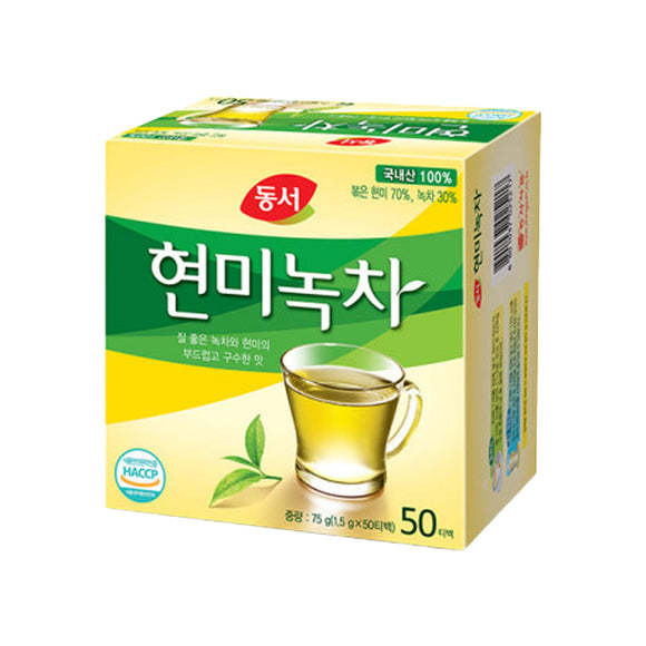Trà Xanh Gạo Lức Hàn Quốc Hộp 50 Túi Lọc