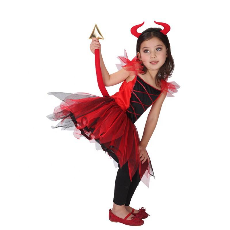 Đồ hóa trang trẻ em - Váy Quỷ đỏ | Devil Girl - G0093