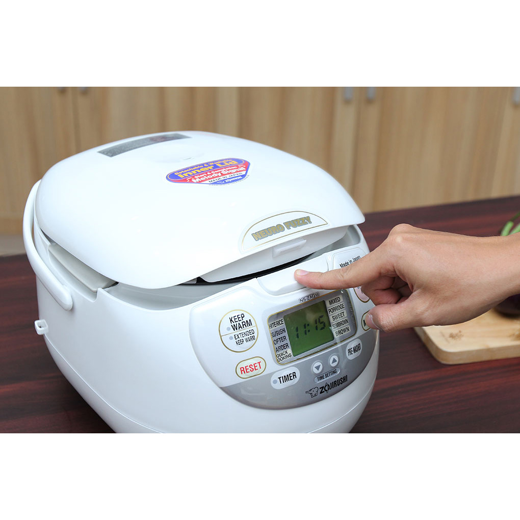Nồi Cơm Điện Tử Zojirushi ZONC-NS-ZAQ18-WZ - Hàng chính hãng
