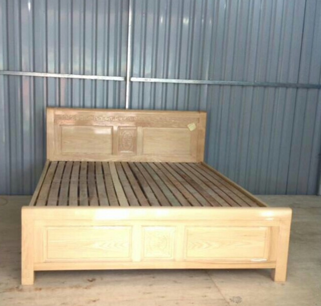 Giường Gỗ Sồi Juno Sofa (màu tự nhiên hoặc màu cánh dán)