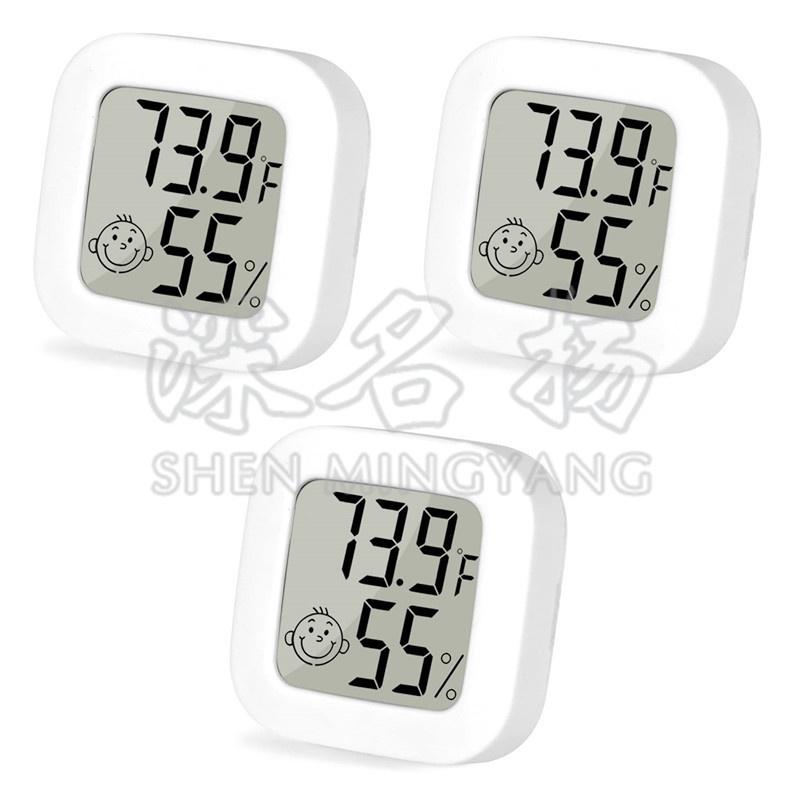 Nhiệt Kế Mini Ẩm Kế Mặt Cười Nhiệt Kế Điện Tử Ẩm Kế