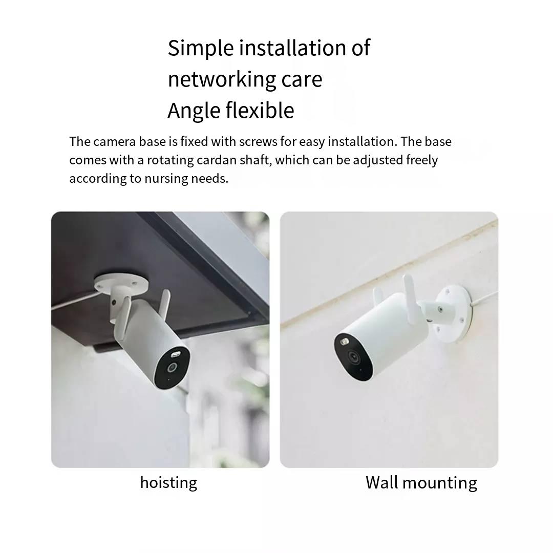 Camera ngoài trời Xiaomi Mijia AW300 1296P Camera an ninh 2K chống nước WiFi đủ màu Màn hình webcam nhìn ban đêm Báo động âm thanh Màu sắc: camera